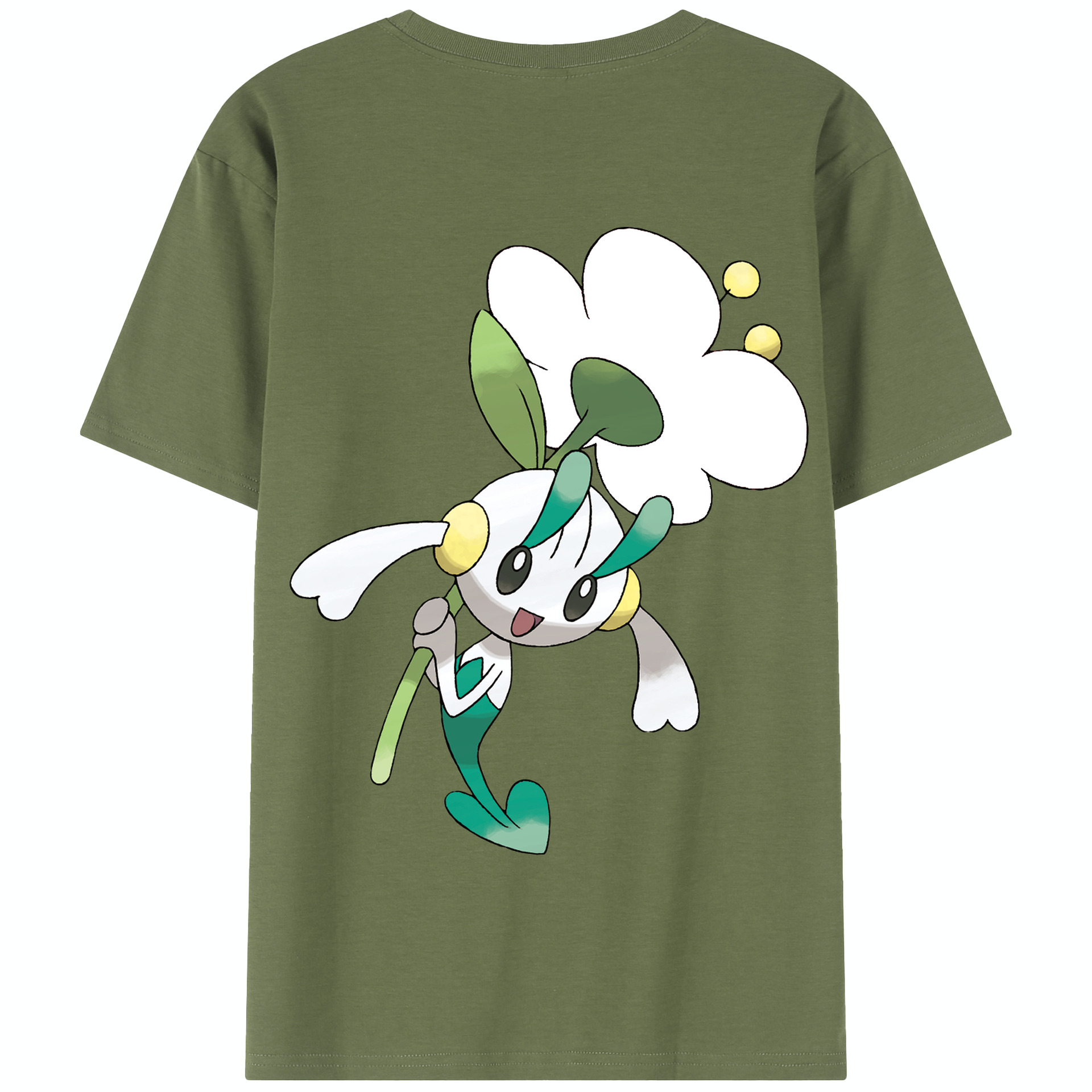 （画像用） ポケットモンスター Pokémon 綿100％半袖Tシャツ（背面プリント）